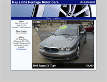 Tablet Screenshot of heritage-motor-cars.com